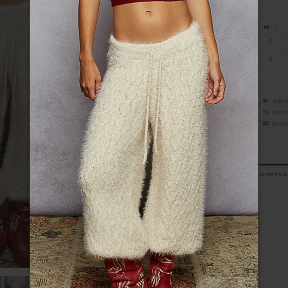 POL “ Francesca “ POL Berber 2 PIECE SWEATER SET 70 - Picture 6 of 10